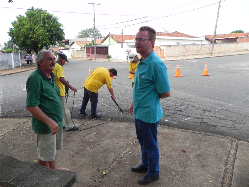 No Jardim Dulce, faixas de pedestres foram implantadas a pedido de Joi.