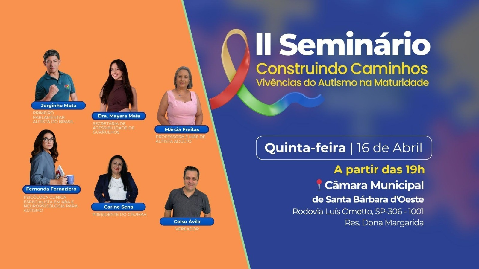 Seminário debate o autismo na vida adulta e reforça necessidade de políticas públicas inclusivas