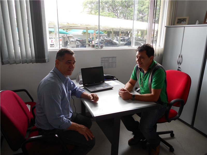 Ademir visita vereador Aloizio, em Limeira.