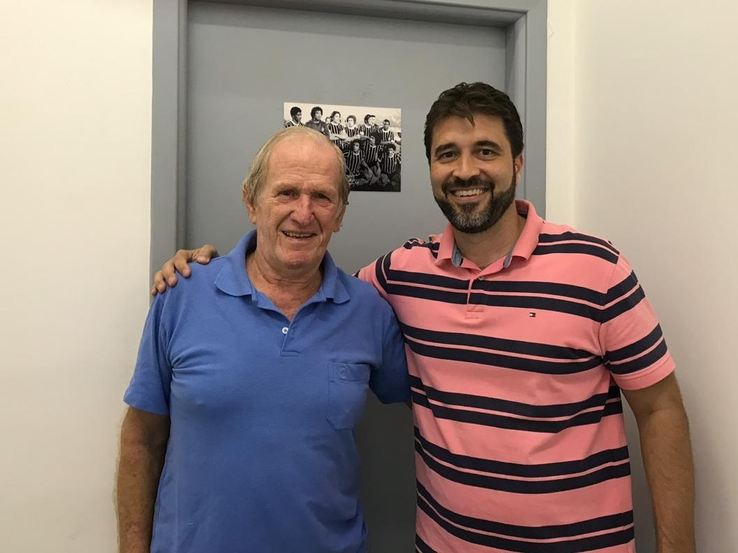 Gustavo Bagnoli recebeu o professor Zé Renato nesta semana, na Câmara Municipal