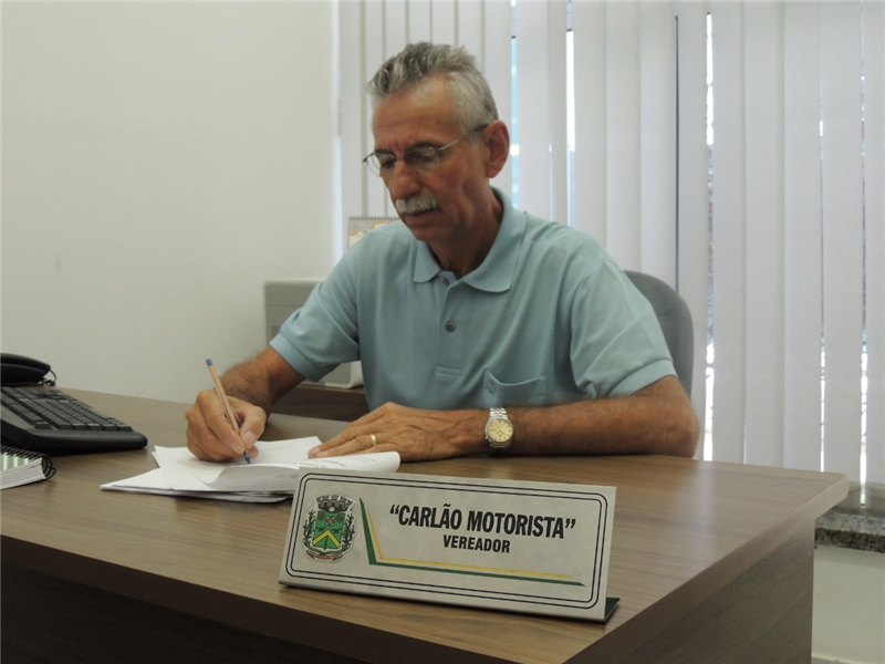 Carlão protocola requerimento sobre o SAD.