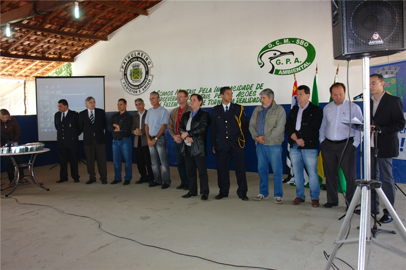 Vereadores participaram hoje de inauguração da sede da Guarda no Cruzeiro do Sul