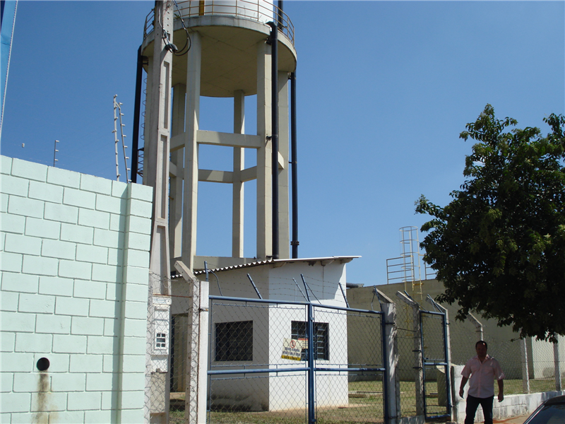 Reservatório onde Juca pede instalação de hidrante no Distrito Industrial II