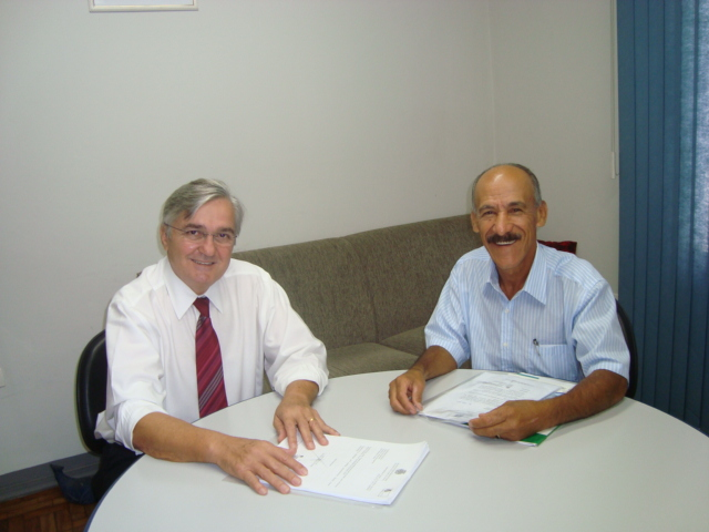 Pereira em reunião com Antonio Mentor.