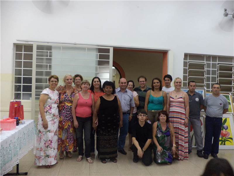 Carlos Fontes e integrantes do Ministério de Ação Social da Igreja Presbiteriana