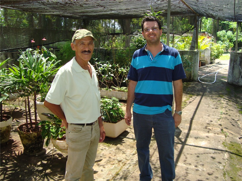 Pereira visitou hoje o Viveiro Municipal e constatou falta de mudas