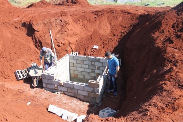Vereador acompanhou andamento de obras de captação de água