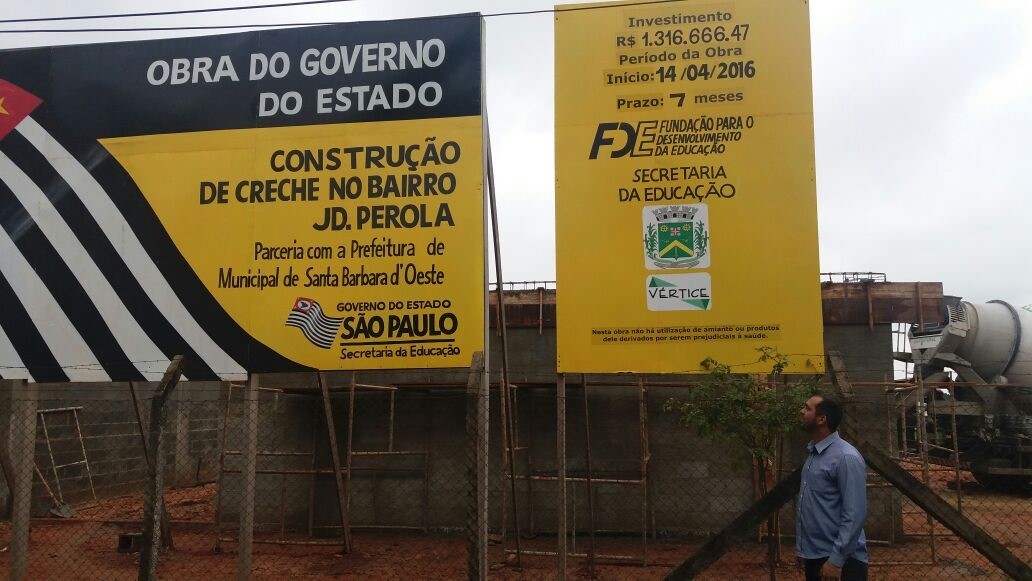 Prefeitura promete inaugurar essa creche no início de abril