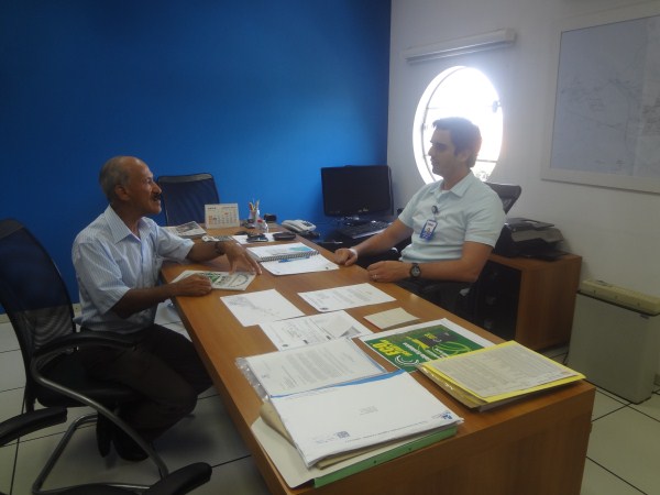 Pereira esteve reunido, hoje, com o diretor do DAE 