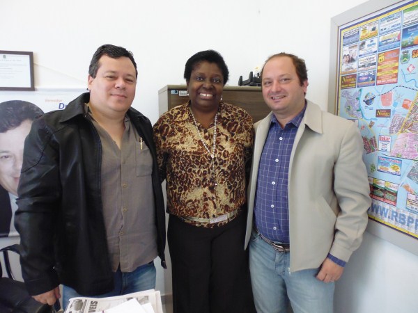 Dr. José, Rosária e Juca Bortolucci.