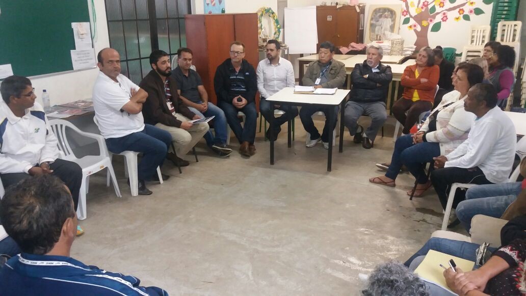 Reunião foi promovida nesta tarde, antes de vistoria 