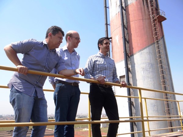 Kadu, Piovezan e Maiello visitam ETA e represa.