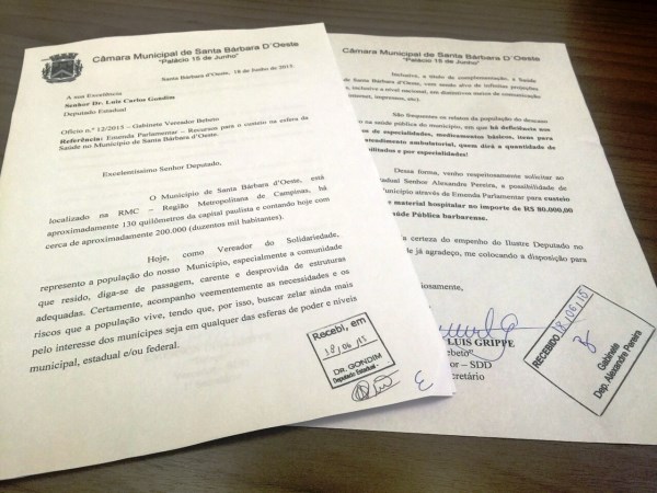Pedidos foram protocolados hoje na Assembleia Legislativa