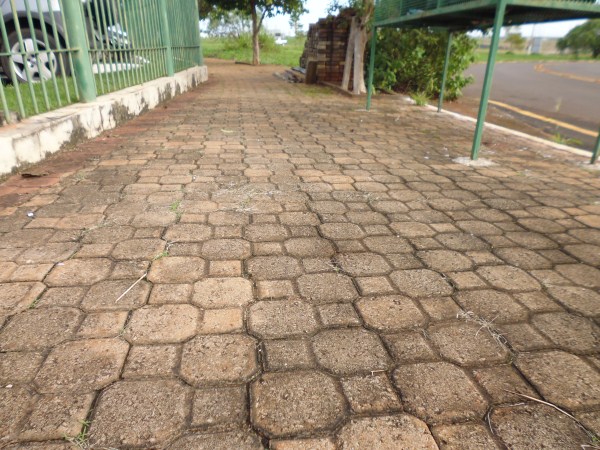 Calçada da Câmara é modelo de piso ecológico no Município