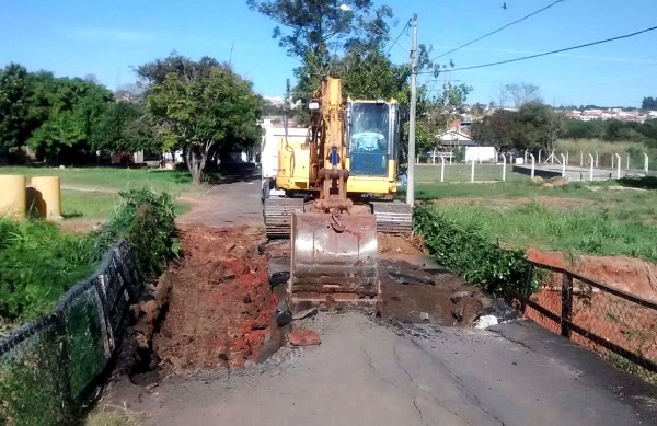 Após apelo de vereador, Prefeitura iniciou obra no local