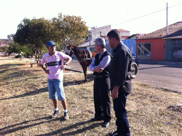 Anízio e Bebeto visitaram área no Jardim Batagin