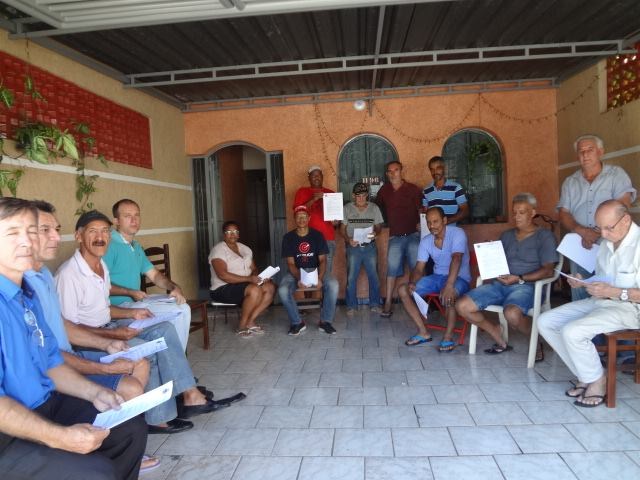 Pereira em reunião com moradores do Cidade Nova.