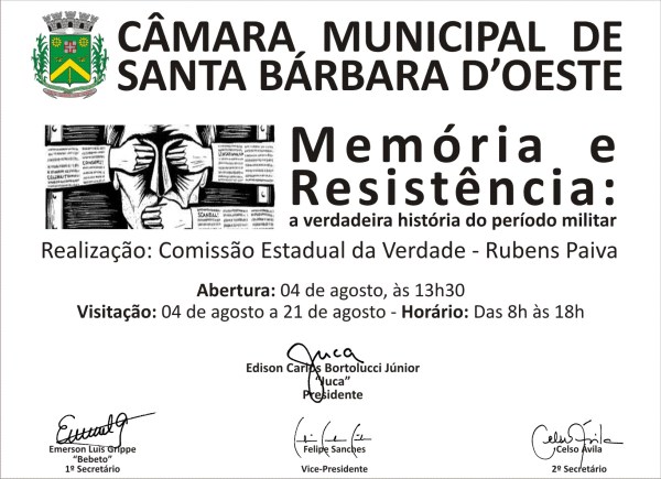 Mostra ficará aberta ao público de segunda a sexta-feira
