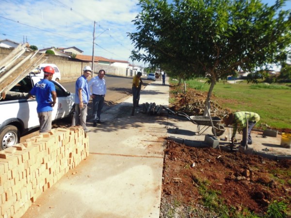 Juca tem acompanhado andamento das obras no bairro