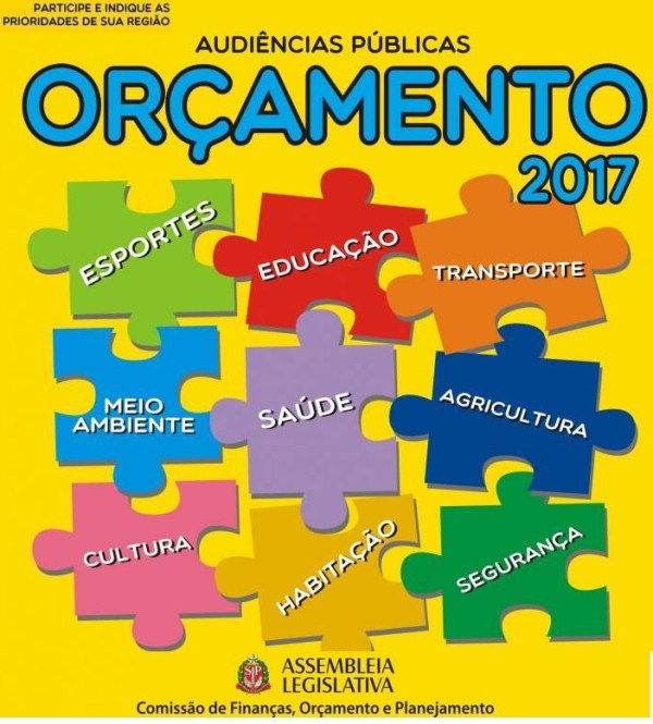 ALESP promove audiência pública sobre orçamento na Câmara