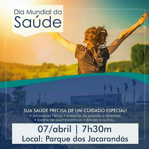 Evento será promovido no Parque dos Jacarandás, Zona Leste