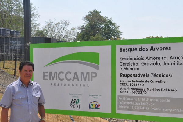 Vereador Antonio da Loja acompanhou início das obras