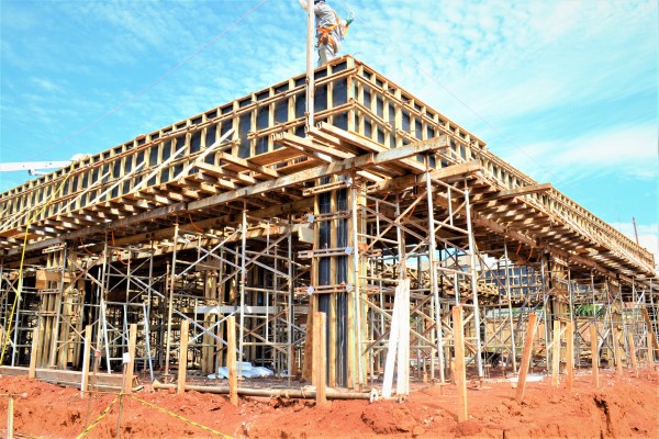 Obras de UBS entre a Vila Grego e o Residencial Furlan.