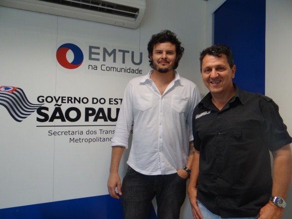 Kadu visita posto de informações da EMTU na Zona Leste