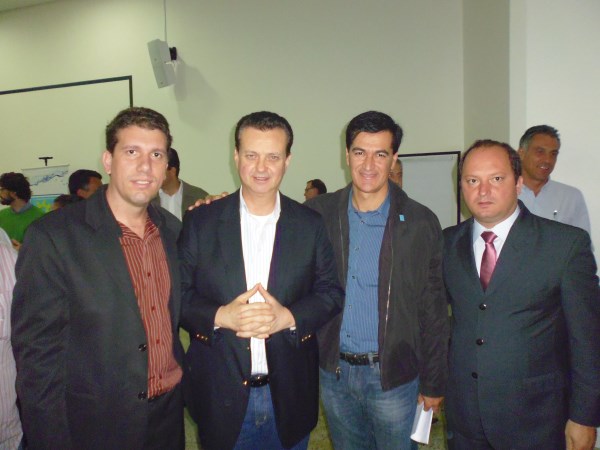 Bonfim, Gilberto Kassab, Reinaldo Nogueira e Juca.