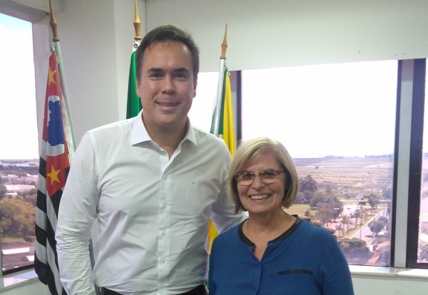 Dra. Germina esteve reunida com o prefeito Denis Andia