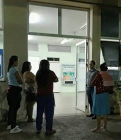 Vereador conversou com pacientes que buscavam atendimento